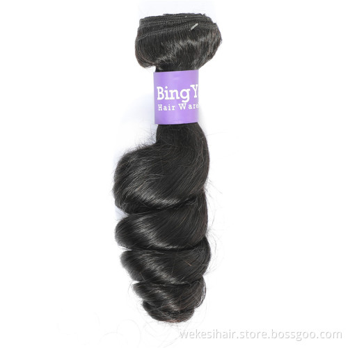 Wholesale 100% Natural Brazilian Human Hair Price List WKS Human Hair Extensions Remy Virgin Cuticle Aligned Bundles Body Wave